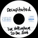 Live Nottingham 20 Dec 2004