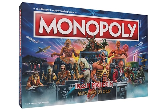 IRON MAIDEN Teams Up With THE OP GAMES For First-Ever 'Monopoly: Somewhere  On Tour' Edition : Новости 