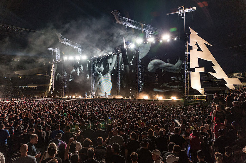 Концерт металлики в Чикаго. Металлика концерт фото. Metallica in Concert 2015.